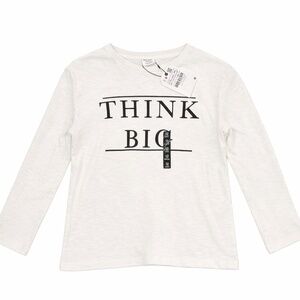 ZARA Kids “Think Big” Graphic Long Sleeve Shirt Size 11-12 NWT